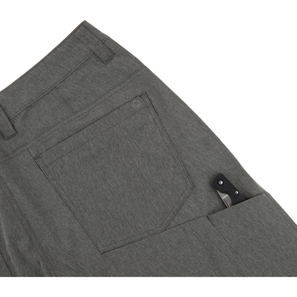 Winrock Performance 7 Pocket Short - Charcoal Heather - Picture 3 of 8